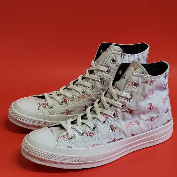 Converse CTAS 70 Hi Houston Rockets 161162C Size 10 NWB - Picture 11 of 11